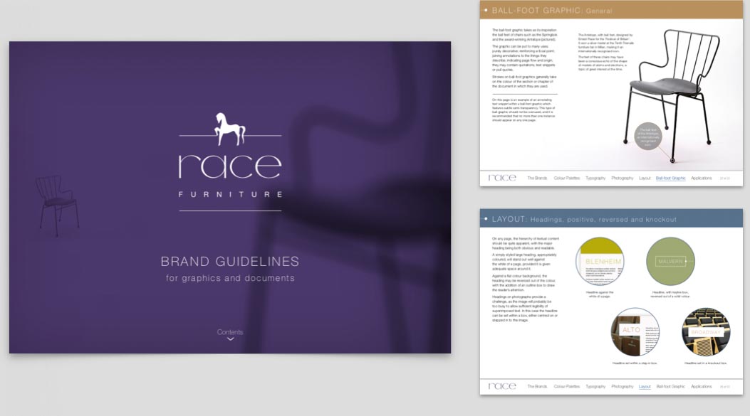 Brand Guidelines for Race Furniture